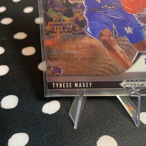 Tyrese Maxey Rookie Card Panini Silver Prizm Kentucky Philly 76ers All Star!! - Picture 4 of 6